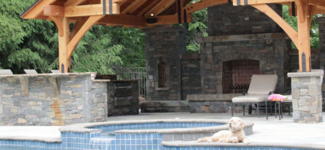 Timber Frames Used to Create Beautiful Outdoor Living Spaces