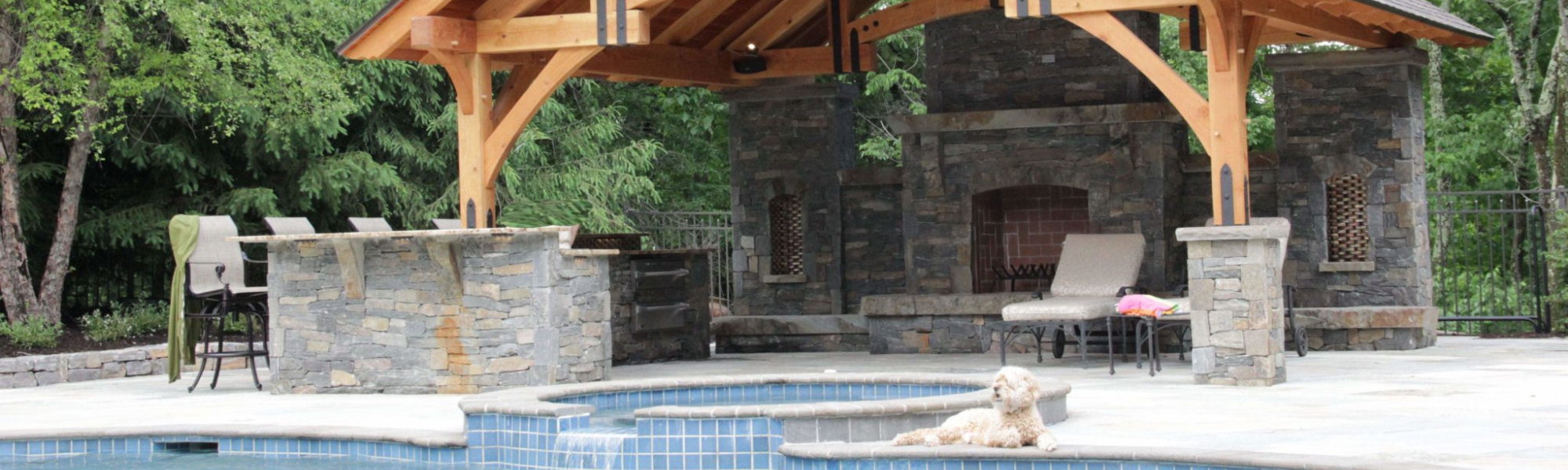Timber Frames Used to Create Beautiful Outdoor Living Spaces